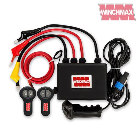 electric winch control box|towing winch remote control systems.